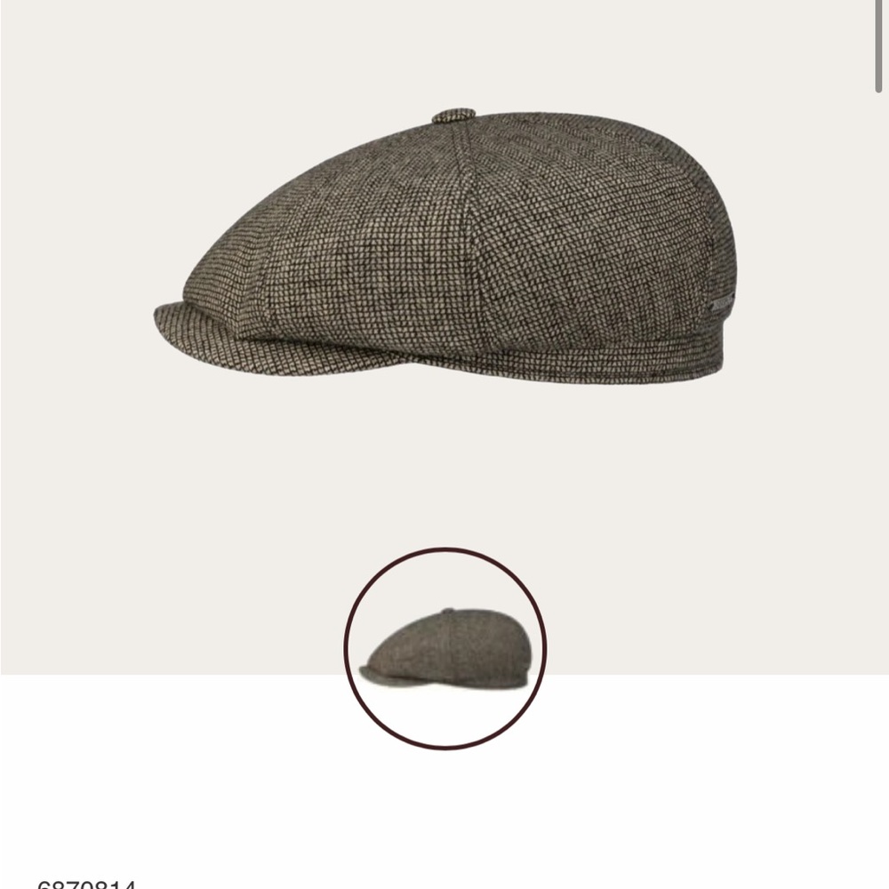 Stetson Hatteras Wool/Cashmere Cap NWT